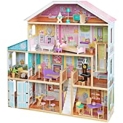KidKraft Grand View Mansion Dollhouse with EZ Kraft Assembly, Elevator and 34 Accessories @ $71.92