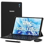 TOSCiDO Tablet 2023 Android 12 Tablets 10.3 inch 2K FHD Tableta,15GB RAM 128GB Storage 2TB Expand,8 Core 12nm CPU Tablet PC,2000 * 1200 IPS, in-Cell LCD Screen,8000mAh,5G WiFi,GPS,8+13MP Camera,Black @ $199.99