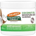 Palmer’s Coconut Oil Formula Moisture Gro Hairdress Hair Cream, Restorative Leave In Conditioner to Minimize Breakage and Add Shine, 5.25 Ounce Jar @ $2.91