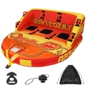 Affordura Towable Tubes for Boating 3 Person Tubes for Boats to Pull Water Tubes for Boats with Storage Bag and Boston Valve (1-3 Rider) @ $78.00