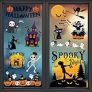 Halloween Decorations – Reusable Window Clings for Halloween Party Decorations Indoor Outdoor | Pumpkin Ghost Static Window Decor Stickers for Office Party Favors Supplies Crafts Gifts Toys for Kids @ $3.49
