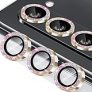 Kanosan for Galaxy Z Fold 6 Camera Lens Protector Glitter Bling Individual Aluminium Alloy Ring 9H Tempered Glass Decorative Accessories Camera Cover for Samsung Galaxy Z Fold 6 Glitter Colorful @ $5.99