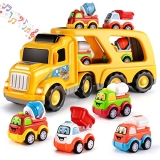 TEMI Construction Truck Toys for 1 2 3 4 5 6 Year Old Boys @ $20.79