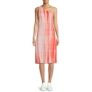 Time and Tru Women’s One-Shoulder Tie-Dye Sleeveless Pullover Dress (Size: M in Orange Mango) @ $8.98