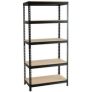 Sugift 5-Tier Steel Shelving Unit, Capacity Per Shelf: 330 lbs (27.6