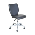 Mainstays Mid-Back Office Faux Leather Chair with Matching Color Casters (Gray) @ $39.00