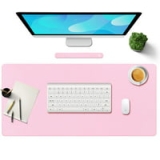 SKONYON DualSided Desk Pad Protector, Large Gaming Mouse Pad, 31.5
