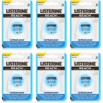 6-Pack 30-Yard Listerine Ultra Clean Floss, Mint as low as $9.09 After Coupon (Reg. $14.70) + Free Shipping – $1.52 /30-Yard Roll or $0.05 /Yard @ $9.09