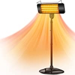 BALKO 1500W Electric Patio Heater @ $85.19