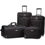 4-Piece American Tourister Fieldbrook Collection Luggage Set (Black) @ $80.00