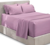 Hearth & Harbor Extra Deep Pocket Queen Sheets Sets – Fits Mattress 18-24 Inches Deep – Extra Deep Pocket Sheets – 6 Piece Queen Size – Lavender Dream @ $17.14