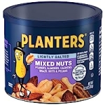 Planters Lightly Salted Mixed Nuts 10.3oz @ $3.33