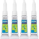 4-Pack Henkel Duro Super Glue, Quick Dry 07-Oz @ $1.88
