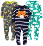 Simple Joys by Carter’s Toddler Boys’ Loose-Fit Flame Resistant Fleece Footed Pajamas @ $18.80