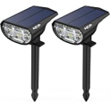 2-Pack NZDFH Outdoor Solar Yard Spotlight @ $10.99