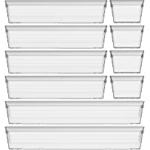 Soulmate 10Pcs Clear Drawer Organizer Tray @ $9.99