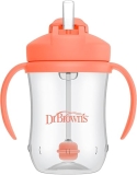 Dr. Brown’s Milestones, Baby’s First Straw Cup Sippy Cup with Straw, 6m+, 9oz/270ml, Coral, BPA Free @ $3.75