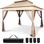 Happybuy Outdoor Canopy Gazebo Tent 11×11-ft @ $76.50