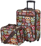 Rockland Fashion Softside Upright Luggage Set @ $39.94
