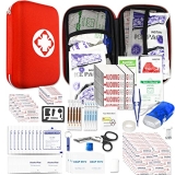 277 Pcs First Aid kit Car Waterproof Portable Emergency Kit Survival Equipment for Home School Camping Hiking Hunting and Travel Outdoor Adventure YIDERBO @ $16.00