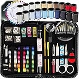 ARTIKA Sewing Kit for Adults and Kids (111 PCS) – Small Beginner Set w/Multicolor Thread, Needles, Scissors, Thimble & Clips – Emergency Repair and Travel Kits – Sewing Accessories and Supplies