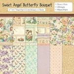 6×6” 160gsm cardstock Single Sided Scrapbooking 24 Paper Pad vintage decoupage scrapbook kit patterned paper junk journal supplies journaling supply scrap paper crafting Angel @ $2.99