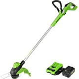 Greenworks 24V 13-in Brushless Cordless String Trimmer Battery & Charger @ $84.99