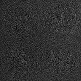 Coavas Total Blackout Window Film 100% Light Blocking Removable Sun Heat Blocking Window Tint Static Cling Window Cover for Glass Room Darkening Privacy Home Day Sleep, Black, No Glue, 17.5 x 78.7 in @ $6.74