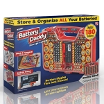 Ontel Battery Daddy – Battery Organizer Storage Case with Tester @ $9.99