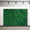 Holiyjog 7x5FT Green Leaves Photography Backdrops Microfiber Nature Backdrop Birthday Background for Birthday Party Seamless Photo Booth Prop Backdrop Gift (7x5FT @ $6