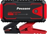 Povasee Jump Starter 5000A Car Jumper Starter, Model A30 12V Jump Box for Car Battery up to 10L Gas or 8L Diesel Engine Battery Jumper Starter Portable with Power Bank/Dual Output/LED Light @ $29.98