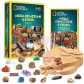 NATIONAL GEOGRAPHIC Mega Fossil and Gemstone Dig Kits – Excavate 20 Real Fossils and Gems @ $22.49
