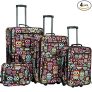 4-Piece Rockland Jungle Softside Upright Luggage Set (14/29/24/28 Inch) @ $77.39