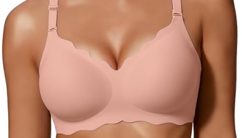 COCOMARTS Jelly Bras for Women No Underwire Scalloped Push Up Wireless Bralettes Seamless Soft Comfort Everyday Tshirt Bra @ $9.99