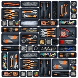 A-LUGEI【𝟯𝟮𝗣𝗰𝘀】 Tool Box Organizer Tray Divider Set @ $19.99
