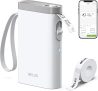 Nelko Label Maker Machine with Tape, P21 Bluetooth Label Printer, Wireless Mini Label Makers with Multiple Templates for School Office Home, White @ $9.99