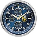 Citizen Gallery Indoor/Outdoor Blue Angels Silver-Tone and Blue Wall Clock @ $65.16