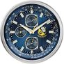 Citizen Gallery Indoor/Outdoor Blue Angels Silver-Tone and Blue Wall Clock @ $65.16