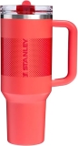 STANLEY Quencher ProTour Flip Straw Tumbler with Leakproof Lid | Built-In Straw & Handle | Cupholder Compatible for Travel | Insulated Stainless Steel Cup | BPA-Free – (size: 40 Ounces, color: Hot Coral Fade) @ $22.5