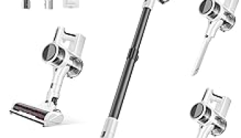 Comvtu Cordless Vacuums, 80,000PRM Powerful Motor Vacuum Cleaner and 2200mAH Rechargeable Battery up to 35 Mins Worktime, 2 Adjustable Modes, Detachable Parts, Wireless Stick Vacuum (Night White)Comvtu Cordless Vacuums, 80,000PRM Powerful Mot… @ $119.99