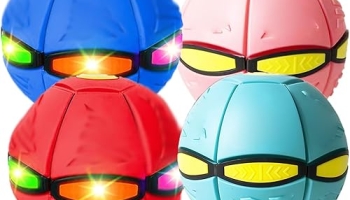 Magic Meta Ball, Magic Bouncing Ball, Children’s Bouncing Balls, Magic Metaball, Magic Flying Saucer, Bouncy Balls, Parent-Child Interaction (4PCS, No Lights) @ $19.84