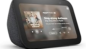 Amazon Echo Show 5 (newest model), Smart display with Alexa+ Early Access, 2x the bass and clearer sound, CharcoalAmazon Echo Show 5 (newest model), Smart dis… @ $59.99