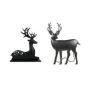 2-Set Holiday Time Black Finish Couple Deer Silhouette @ $15.00