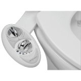 Luxe Bidet W85 Fresh Water Dual-Nozzle Self-Cleaning Non-Electric Bidet Attachment (Grey) @ $19.97