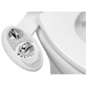 Luxe Bidet W85 Fresh Water Dual-Nozzle Self-Cleaning Non-Electric Bidet Attachment (Grey) @ $19.98