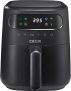 CRUX – 3-qt. Digital Air Fryer Kit with TurboCrisp – Black