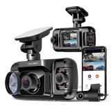 Rexing – R4 4 Channel Dash Cam W/ All Around 1080p Resolution, Wi-Fi, and GPS – Black