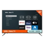 onn. 50 Class 4K UHD (2160P) LED Roku Smart TV HDR (100133204) @