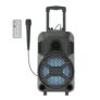 MegaBass Rechargeable LED Jobsite Bluetooth Speaker with 8 Inch Subwoofer and Microphone @ $29.97