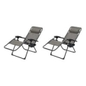 2-Pack Mainstays Outdoor Zero Gravity Chair Lounger (Grey) @ $64.00